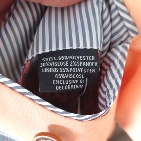 TAILORBYRD Collection Cantaloupe Blazer, 42L - Picture 10 of 12